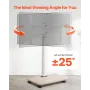 Rolling TV Stand Mobile TV Cart holder op til 99 lbs til 32-70