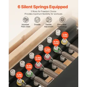 Pilates Reformer Wood Pilates Machine Home Gym træningsudstyr