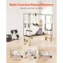 Pilates Reformer, Wooden Pilates Machine for Home Gym Studio, Strength Training Workout Equipment with Dual Resistance, Reformer