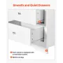 7 Drawer Dresser, Wooden Chest of Drawers with Sliding with Anti-tip Device, Modern Minimalist Dresser Chest, Closet Storage Org