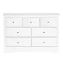 7 Drawer Dresser, Wooden Chest of Drawers with Sliding with Anti-tip Device, Modern Minimalist Dresser Chest, Closet Storage Org