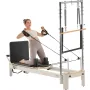 Pilates Reformer, Pilates Machine for Home Gym Studio Use, Strength Training Workout Equipment with Dual Resistance, Reformer Bo