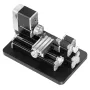 Didactical Mini Metal Lathe Machine, 70 x 130 mm(2.76 x 5.12 in), 36W Power Metal Lathe, 20,000 RPM Speed, with 3-jaw Chuck, Alu