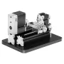 Mini metal drejemaskine 2,76 x 5,12 i power metal drejebænk