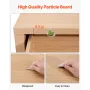6 Fluted Drawer Dresser, Wooden Chest of Drawers with Sliding & Anti-tip Device, Modern Minimalist Dresser Chest, Closet Storage