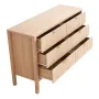 6 Fluted Drawer Dresser, Wooden Chest of Drawers with Sliding & Anti-tip Device, Modern Minimalist Dresser Chest, Closet Storage