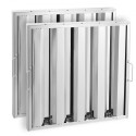 19.5Wx19.5H Inch Commercial Hood Filter Range Hood Baffle Stainless Steel