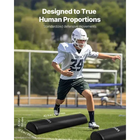 Football Tackling Dummy, 42.5 in PVC Step Over Dummy, High-Density Sponge Blocking Pad Equipment, Heavy Duty Tackle Dummies with