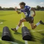 Football Tackling Dummy, 42.5 in PVC Step Over Dummy, High-Density Sponge Blocking Pad Equipment, Heavy Duty Tackle Dummies with