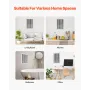Return Air Filter Grille, Fits W20 x H30 Inch Duct Opening, Filter Not Included, Return Air Vent Cover for Wall, Powder-Coated S