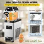 Commercial Slushy Machine, 6L/1.6 Gallons 25 Cups Single-Bowl, 705W 220V, Stainless Steel Margarita Smoothie Frozen Drink Maker,