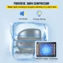 Kommerciel slushy maskine, 6L/1,6 gallon 25 kopper enkelt-bowl