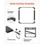Roof Rack Cargo Carrier, 48 x 40 x 5.6 in, Universal Rooftop Cargo Basket, Car Top Luggage Holder with 150 lbs Max Load Capacity