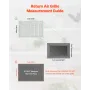 Returluftfiltergitter passer W30 x H20 tommer kanal