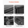 Pilates Box for Reformer, 25x17x9 In Pilates Reformers Sitting Box for Exercises, Premium PU and Wood Pilates Equipment Accessor