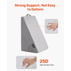Orthopedic Bed Wedge Pillow Adjustable Washable for Back Leg Neck Sleeping