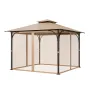 Udskiftning Mesh Gazebo Netting Screen til 10x10x7 ft gårdhave