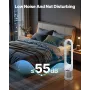 Tower Fan Bladeless, 15.4ft/s Velocity Floor Fan that Blows Cold Air, 80° Oscillating 8-Speed Fans, 8H Timer, Standing Fans with