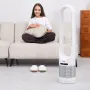 40 "Oscillerende tårnventilator 8H timer 15.4ft/s hastighed med