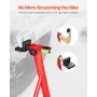 Motorcycle Rear Wheel Stand, 850 LBS Load Capacity Heavy Duty Rear Wheel Stand with U + L Fork Swingarm Spool, Adjustabe Motorcy