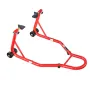 Motorcycle Rear Wheel Stand, 850 LBS Load Capacity Heavy Duty Rear Wheel Stand with U + L Fork Swingarm Spool, Adjustabe Motorcy