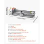 Metal Lathe Machine, 220 x 1000 mm(8.7 x 39 in), Precision Bench Power Metal Lathe, Automatic Feed, 0-2500 RPM Variable Speed, 1