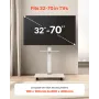 Rolling TV Stand Mobile TV Cart holder op til 88 lbs til 32-70