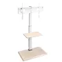 Rolling TV Stand Mobile TV Cart holder op til 88 lbs til 32-70