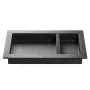 Shower Niche, 40.6 x 71.1 x 10.2 cm Recessed Wall Niche with Movable Divider Shelf, Modern Soap & Shampoo Storage Organizer,Squa
