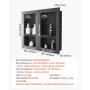 Shower Niche, 40.6 x 61.0 cm + 40.6 x 61.0 cm Recessed Wall Niche with Movable Shelf, 10.2 cm Thick Modern Soap & Shampoo Storag