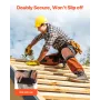 Knee Pads for Work, Durable Leather Construction Pads, Machine Washable Work Knee Pads, Easy to Wear and Take off, Extra Thick K