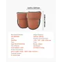 Knee Pads for Work, Durable Leather Construction Pads, Machine Washable Work Knee Pads, Easy to Wear and Take off, Extra Thick K