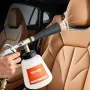 Car Cleaning Gun, 6-9.2 Bar High-Pressure Air Blow Gun with 2 Set Nozzles & 1L Liquid Bottle, Vortex Cleaning Gun, Quickly Blast
