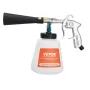 Car Cleaning Gun, 6-9.2 Bar High-Pressure Air Blow Gun with 2 Set Nozzles & 1L Liquid Bottle, Vortex Cleaning Gun, Quickly Blast