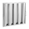19.5Wx19.5H Inch Commercial Hood Filter Range Hood Baffle Stainless Steel