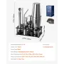 Cocktail Shaker Set, 14-Piece Stainless Steel Bar Tools with Acrylic Stand, Boston Bartender Kit Accessories | Mixer Spoon, Mudd