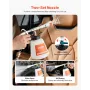 Car Cleaning Gun, 6-9.2 Bar High-Pressure Air Blow Gun with 2 Set Nozzles & 1L Liquid Bottle, Vortex Cleaning Gun, Quickly Blast