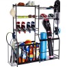 Arrangør af golfopbevaring garage 2 golfpose Stand Holder Club Rack Ball Cart