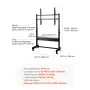 Rolling TV Stand Mobile TV Cart holder op til 205 lbs til