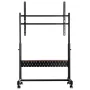Rolling TV Stand Mobile TV Cart holder op til 205 lbs til