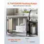 Macerator Pump 500W 29 gpm Flow 26 ft Hovedlift til