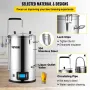 Electric Brewing System, 8 Gal/30 L, All-in-One Home Beer Brewer with Auto/Manual-Mode Panel, Mash Boil Device with 100-2500W Po