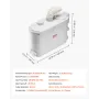 Macerator Pump 500W 29 gpm Flow 26 ft Hovedlift til