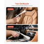 Car Cleaning Gun, 6-9.2 Bar High-Pressure Air Blow Gun with 2 Set Nozzles, 360° Rotating Nozzle for Thorough Cleaning, Quickly B
