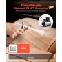 Car Cleaning Gun, 6-9.2 Bar High-Pressure Air Blow Gun with 2 Set Nozzles, 360° Rotating Nozzle for Thorough Cleaning, Quickly B