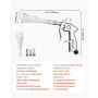 Bilrensning pistol 6-9.2 bar højtryksluftspistol 2 dyser