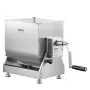 Manual Meat Mixer, 60L Tilt Tank Meat Processing Equipment(Mixing Max 60LBS for Meat), Stainless Steel Meat Mixer, Sausage Mixer