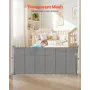 Udtrækkelig babyport 870 mm høj strækker sig til 1800 mm brede