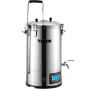 Electric Brewing System, 8 Gal/30 L, All-in-One Home Beer Brewer with Auto/Manual-Mode Panel, Mash Boil Device with 100-2500W Po
