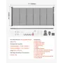 Retractable Baby Gate, 870 mm Tall, Extends up to 1800 mm Wide, Retractable Gate for Kids or Pets, Mesh Material, Easy to Instal